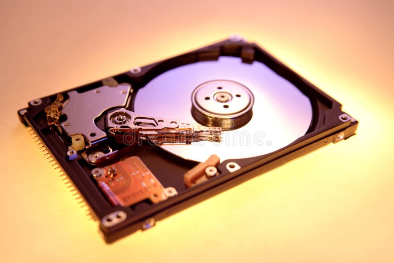 Disco duro de ordenador fotos de archivo
