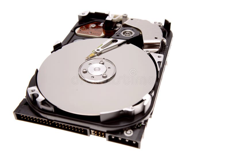 Disco duro de ordenador fotografía de archivo libre de regalías