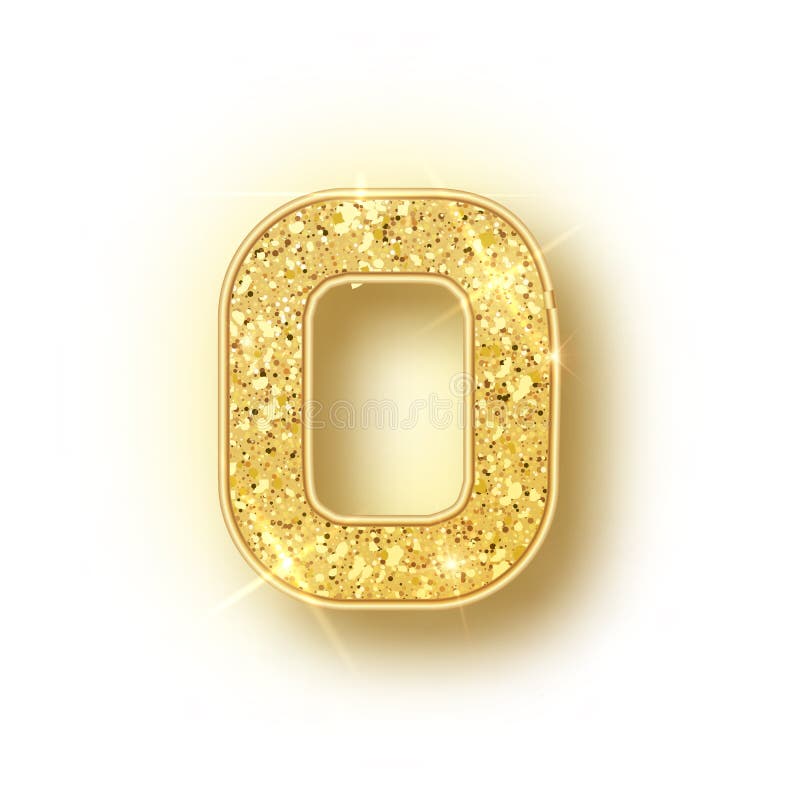 El oro brilla los números 0 del alfabeto con la sombra Realistick del vector que brilla el número de fuente de oro cero de chispa libre illustration El oro brilla los números 0 del alfabeto con la sombra Realistick del vector que brilla el número de fuente de oro cero de chispa libre illustration