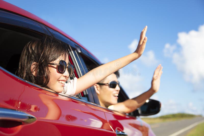 el padre y la hija disfrutan de viaje por carretera fotografía de archivo libre de regalías el padre y la hija disfrutan de viaje por carretera fotografía de archivo libre de regalías