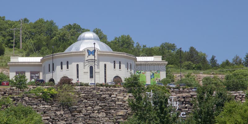 El palacio de la mariposa, Branson Missouri foto de archivo El palacio de la mariposa, Branson Missouri foto de archivo