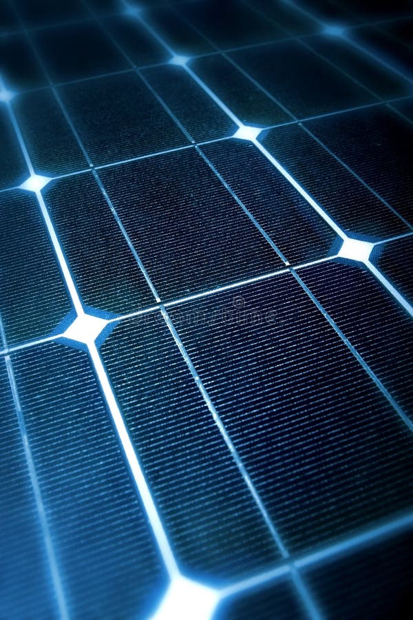 El panel solar moderno