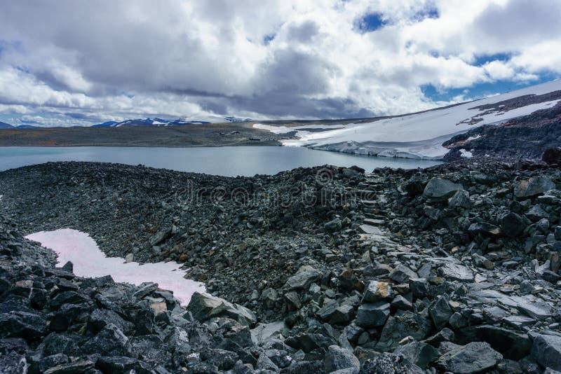 El parque nacional en Noruega llamó jotunheimen imagen de archivo El parque nacional en Noruega llamó jotunheimen imagen de archivo