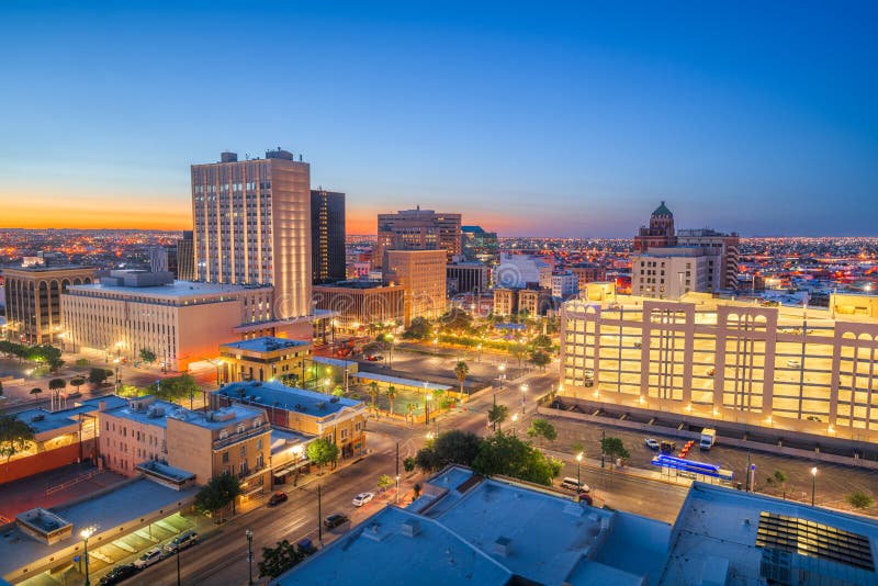 El pastexas usa στο κέντρο της πόλης skyline στοκ εικόνα