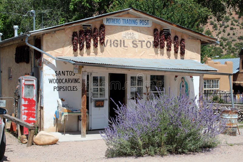 El Potrero Trading Post, New Mexico stock photo El Potrero Trading Post, New Mexico stock photo
