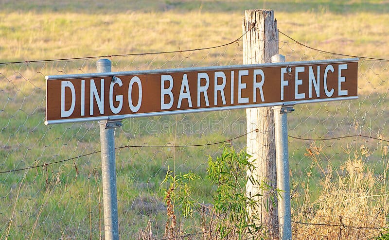 El principio de la cerca Queensland Australia del dingo