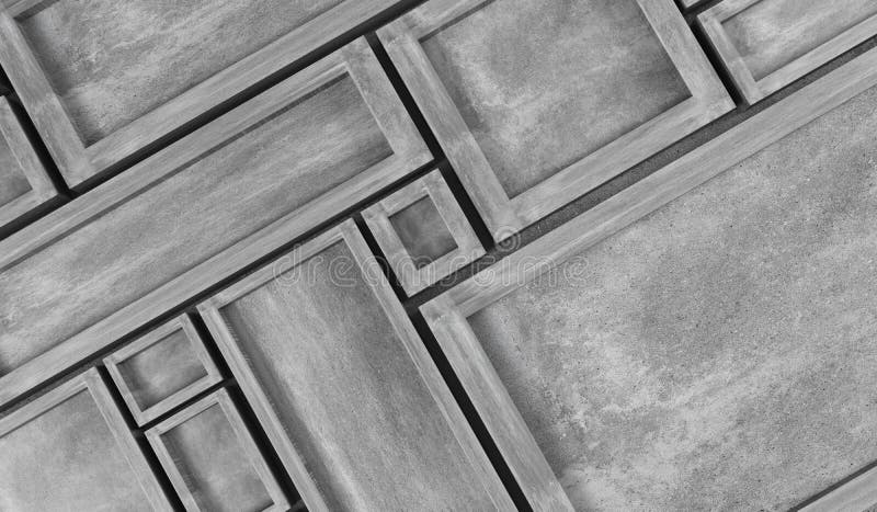 El rectángulo abstracto enmarca el fondo stock de ilustración