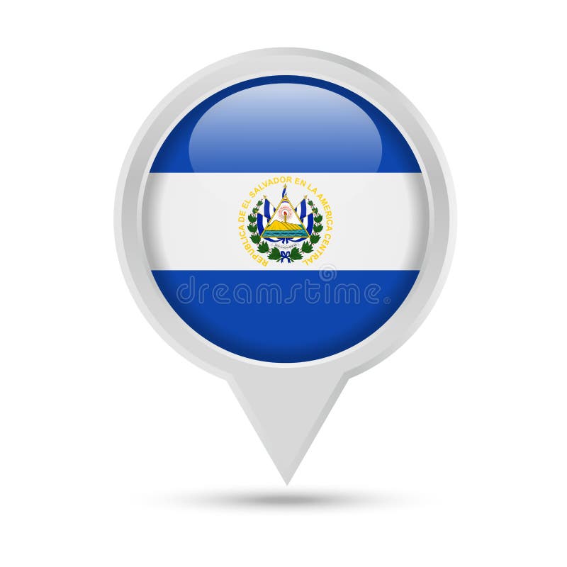 Box of 12 El Salvador Single Flag Lapel Pins, El 