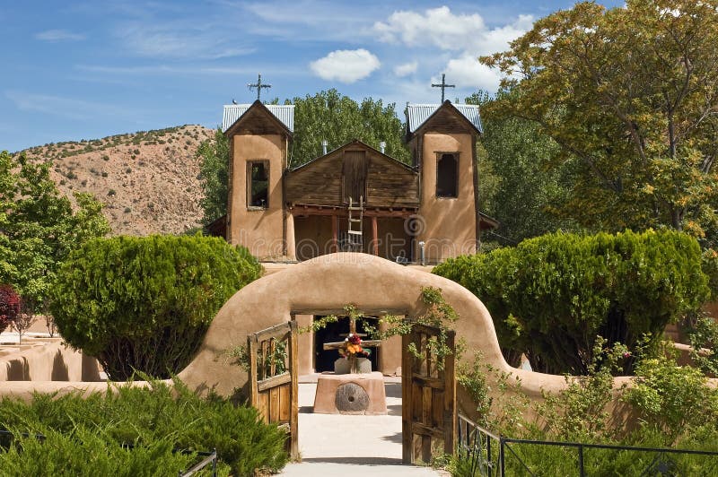 El Santuario de Chimayo lizenzfreie stockfotografie El Santuario de Chimayo lizenzfreie stockfotografie