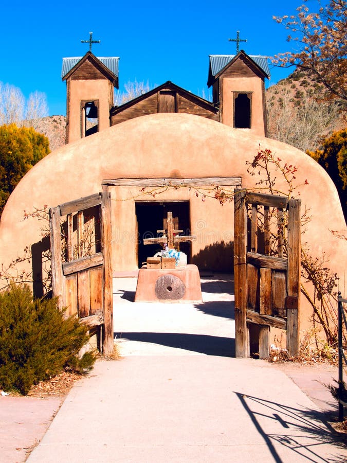 El Santuario de Chimayo in Chimayo, New Mexico royalty free stock photo El Santuario de Chimayo in Chimayo, New Mexico royalty free stock photo