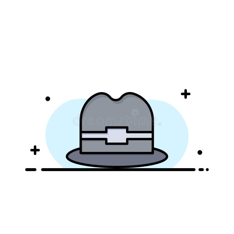 El sombrero, turismo, línea plana del negocio del hombre llenó la plantilla de la bandera del vector del icono libre illustration El sombrero, turismo, línea plana del negocio del hombre llenó la plantilla de la bandera del vector del icono libre illustration