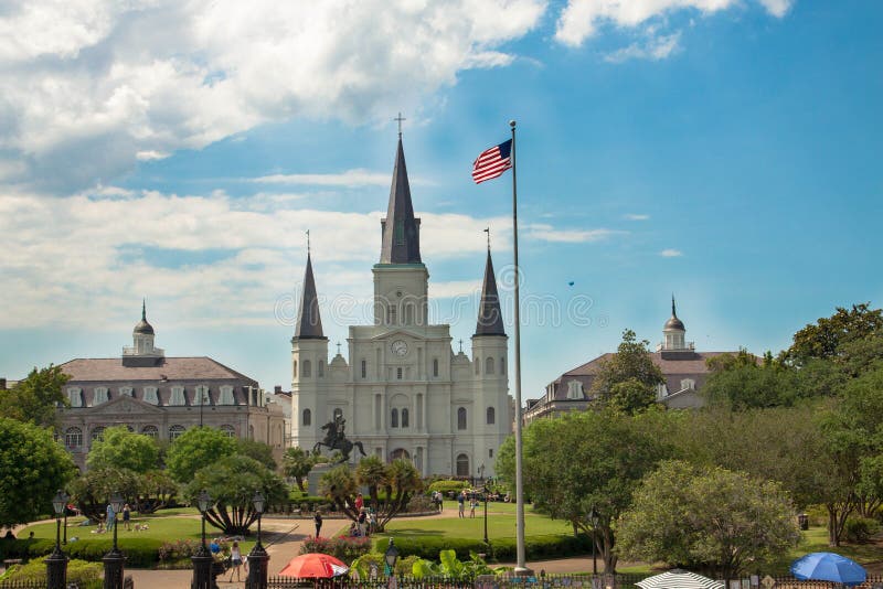 El St Louis Cathedral imágenes de archivo libres de regalías El St Louis Cathedral imágenes de archivo libres de regalías