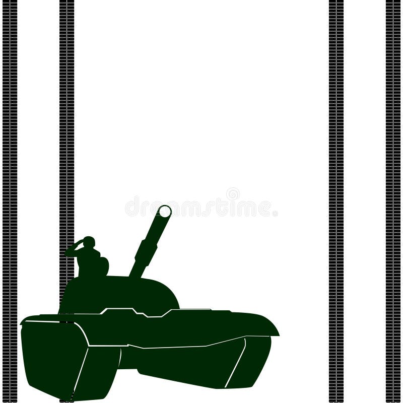 El tanque y camión del tanque stock de ilustración El tanque y camión del tanque stock de ilustración