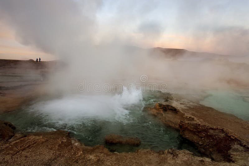 El Tatio Geysers - Atacama Desert - Chile royalty free stock photography