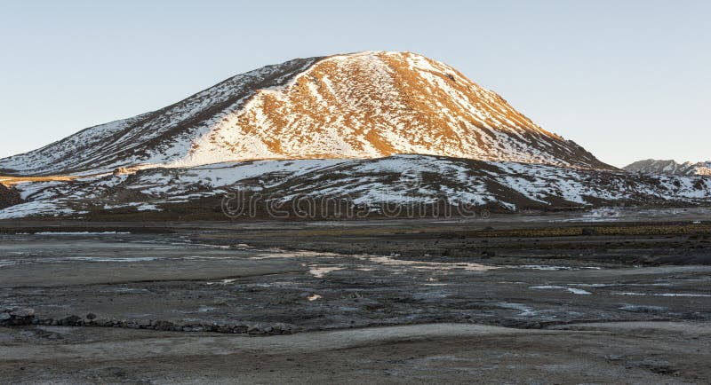 El Tatio geysers, the biggest geysers of the southern hemisphere close to the plateau of San Pedro de Atacama, Calama, Antofagasta. Chile , South America royalty free stock images El Tatio geysers, the biggest geysers of the southern hemisphere close to the plateau of San Pedro de Atacama, Calama, Antofagasta. Chile , South America royalty free stock images