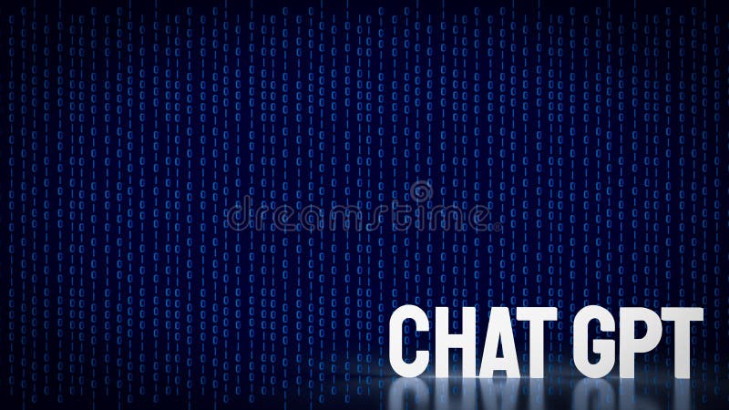 El texto gpt de chat resplandece sobre el fondo digital para la tecnología o su concepto 3d representación ilustración del vector