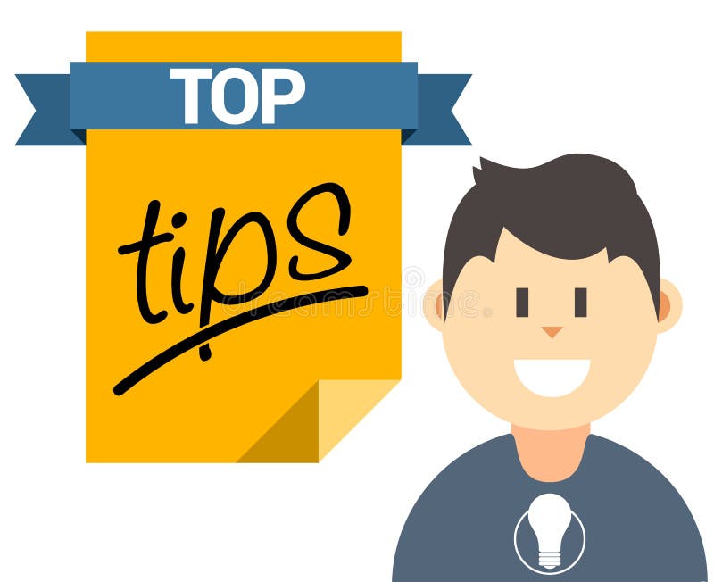 El top inclina el ejemplo con el usuario y el documento libre illustration El top inclina el ejemplo con el usuario y el documento libre illustration