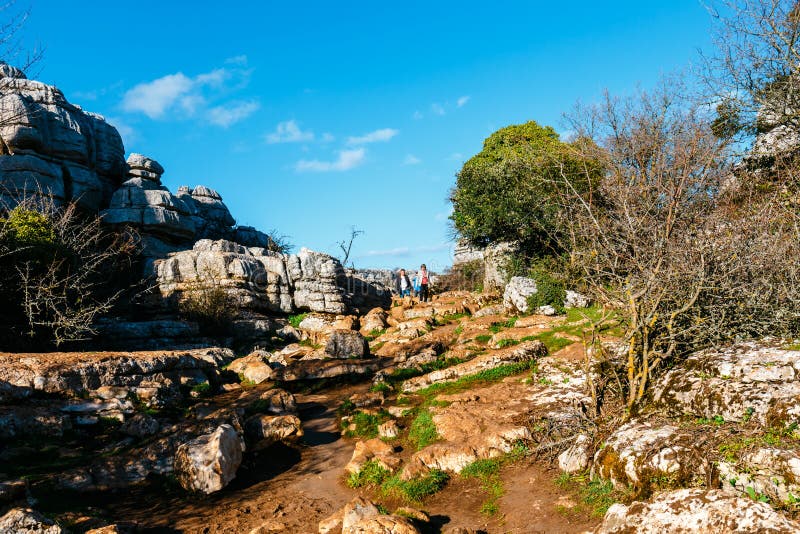 El Torcal de安特克拉自然公园,安大路西亚,西班牙 免版税库存照片 El Torcal de安特克拉自然公园,安大路西亚,西班牙 免版税库存照片