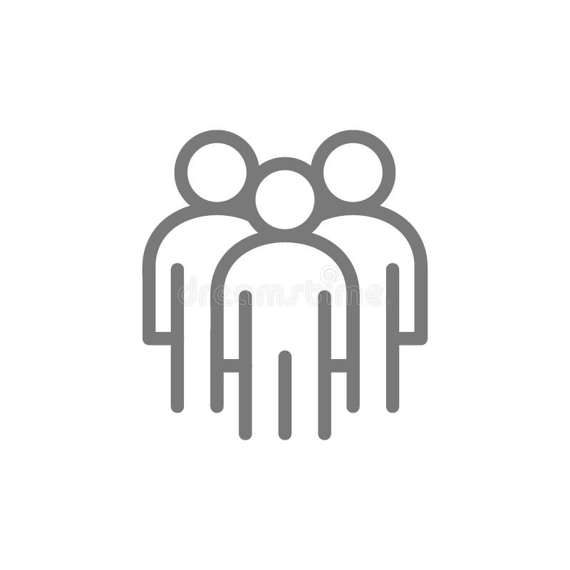 El trabajo en equipo simple, grupo de tres personas, los recursos humanos alinea el icono Diseño del ejemplo del vector del símbo libre illustration El trabajo en equipo simple, grupo de tres personas, los recursos humanos alinea el icono Diseño del ejemplo del vector del símbo libre illustration