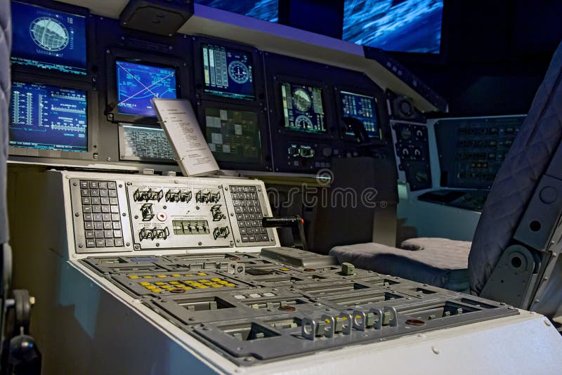 El transbordador espacial de la cabina fotografía de archivo libre de regalías El transbordador espacial de la cabina fotografía de archivo libre de regalías