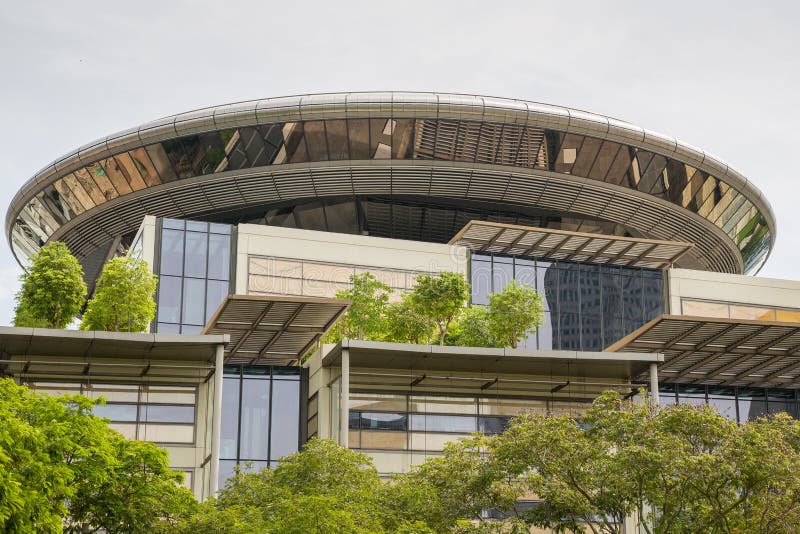 El Tribunal Supremo en Singapur imágenes de archivo libres de regalías El Tribunal Supremo en Singapur imágenes de archivo libres de regalías