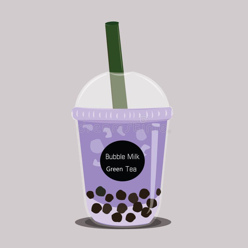 El té de la leche de la burbuja El té púrpura del taro de la perla negra es vector famoso de la taza de la bebida libre illustration El té de la leche de la burbuja El té púrpura del taro de la perla negra es vector famoso de la taza de la bebida libre illustration