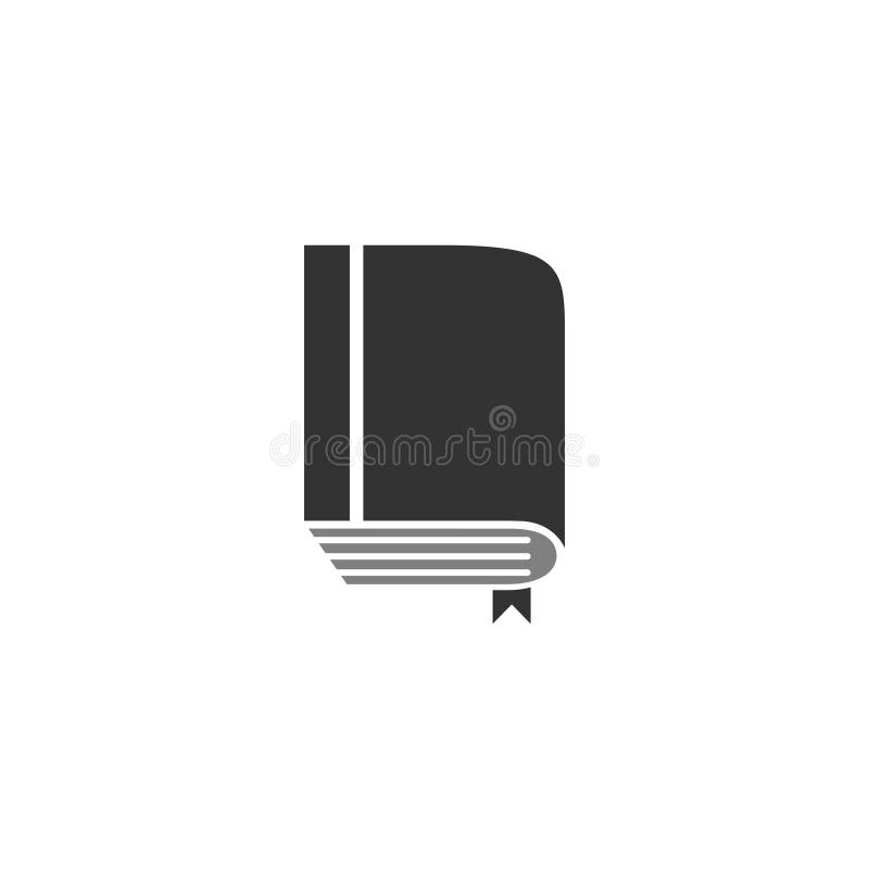 El vector de la plantilla del diseño gráfico del icono del libro aisló stock de ilustración El vector de la plantilla del diseño gráfico del icono del libro aisló stock de ilustración
