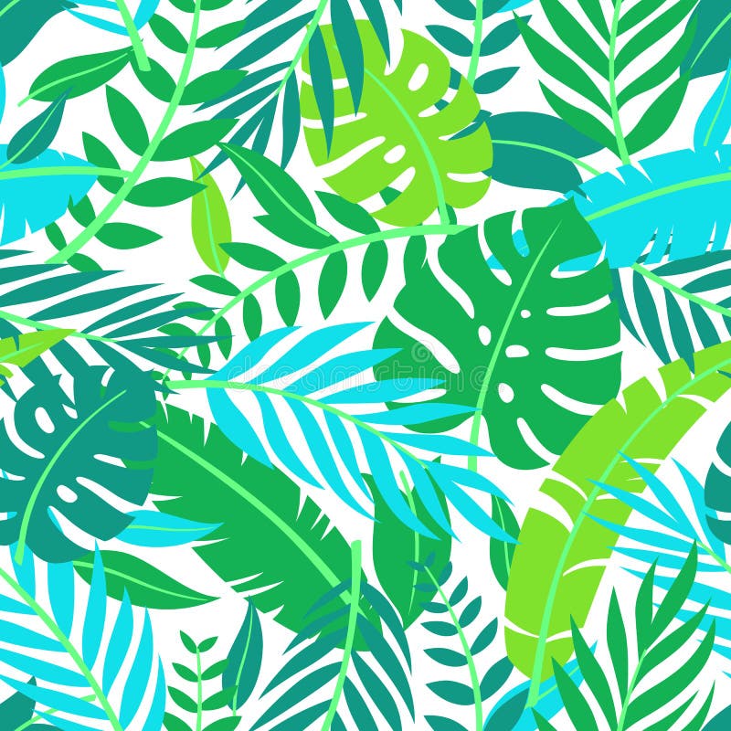 El verde tropical del vector deja el modelo inconsútil Papel pintado exótico Diseño del verano Follaje tropical de la selva, fond ilustración del vector El verde tropical del vector deja el modelo inconsútil Papel pintado exótico Diseño del verano Follaje tropical de la selva, fond ilustración del vector