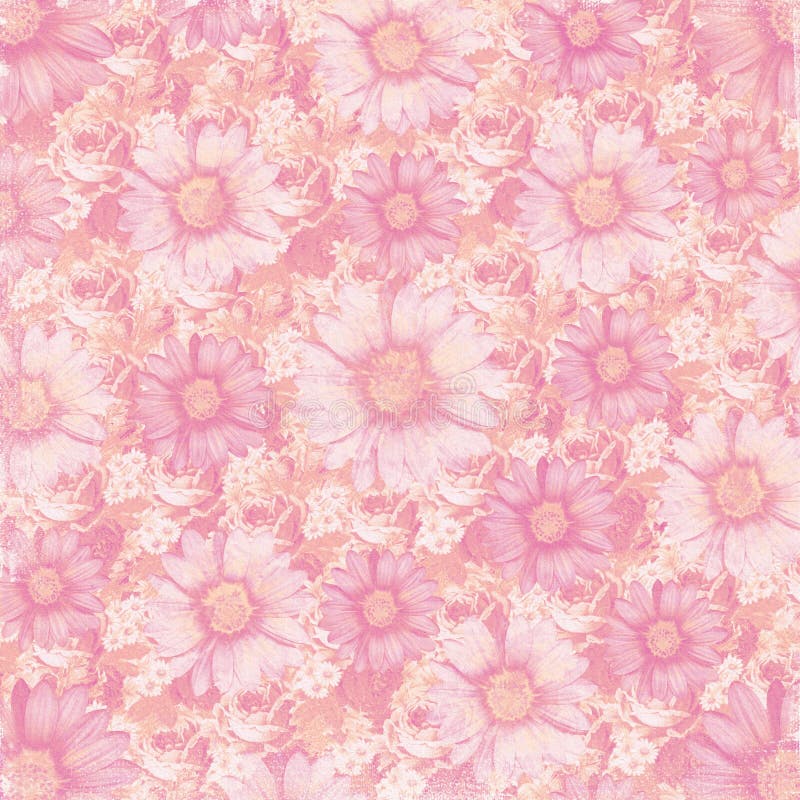 El vintage antiguo florece el fondo ilustración del vector El vintage antiguo florece el fondo ilustración del vector