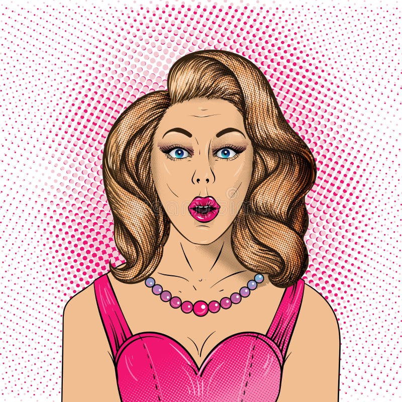 El wow sorprendi? la cara femenina Mujer joven chocada con la boca abierta y emociones rubias de la sorpresa de la demostraci?n d ilustración del vector El wow sorprendi? la cara femenina Mujer joven chocada con la boca abierta y emociones rubias de la sorpresa de la demostraci?n d ilustración del vector