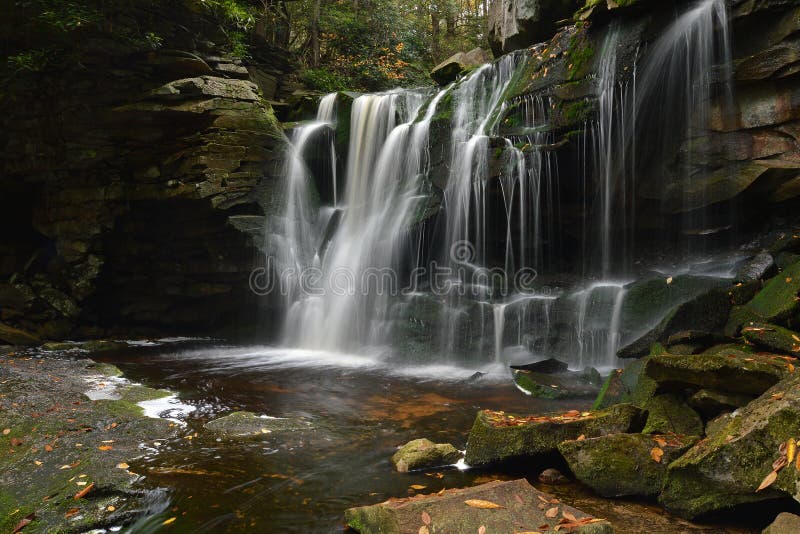 Elakala-Fälle, West Virginia stockfoto Elakala-Fälle, West Virginia stockfoto