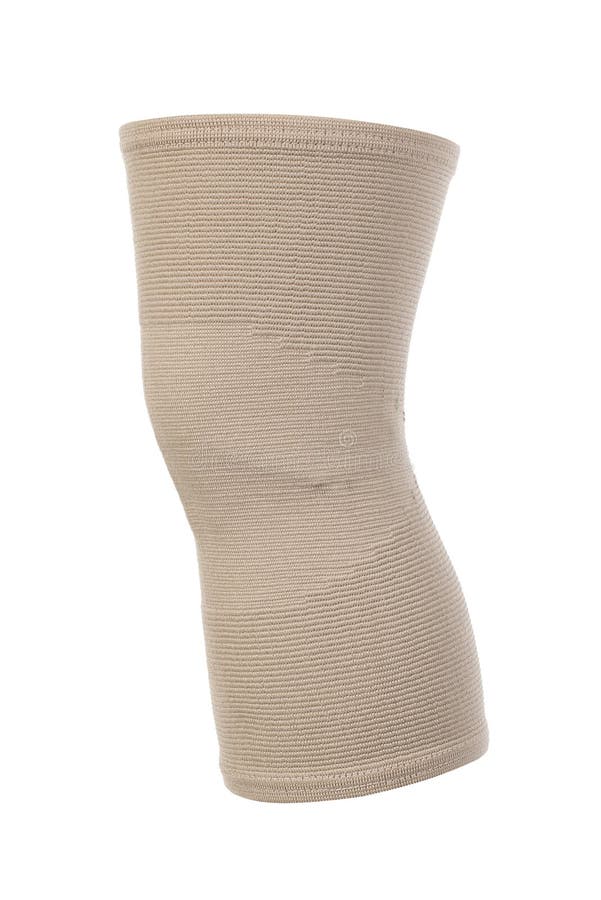 Elastic Bandage for Knee, Isolated on White Stock Image Image of knee