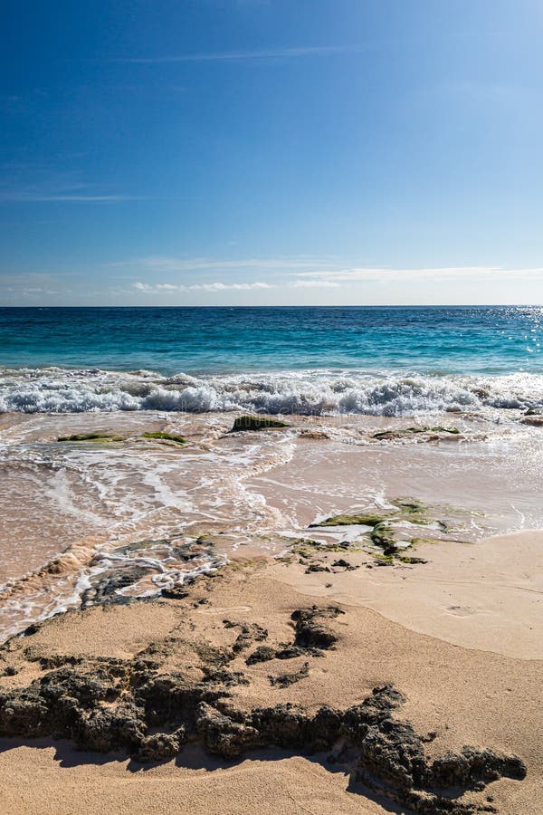 Elbow Beach, Bermuda stock photo. Image of scenery, rocks - 169781542