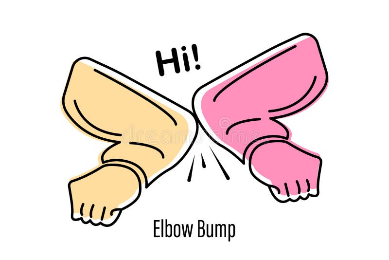 Elbow Bump Stock Illustrations – 132 Elbow Bump Stock ...