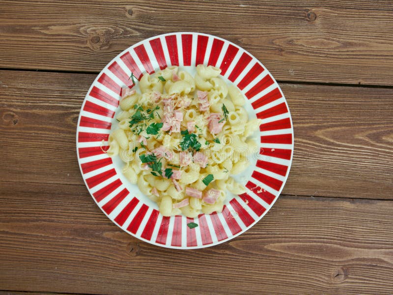 Homemade Elbow Macaroni Pasta Stock Photo Image of onion, pasta 36250872