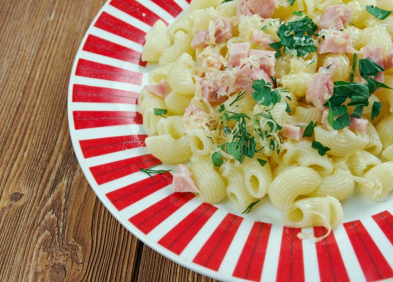 Homemade Elbow Macaroni Pasta Stock Image Image of sauce, closeup