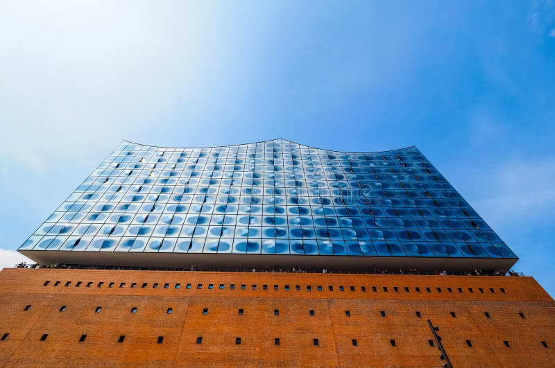 Elbphilharmonie filharmonia w Hamburskim hdr fotografia royalty free Elbphilharmonie filharmonia w Hamburskim hdr fotografia royalty free