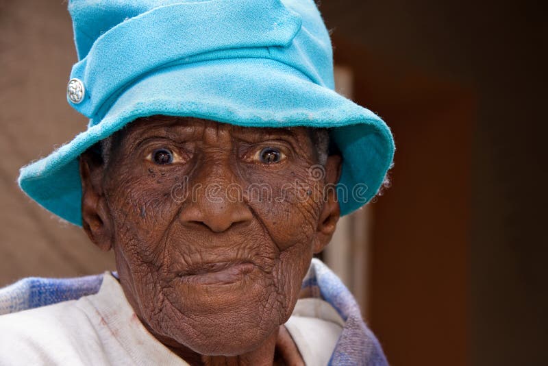 Elderly african woman