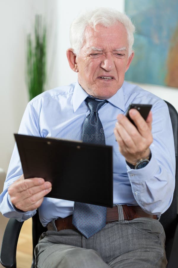 Businessman Having Too Much Work Stock Photo - Image of powerful