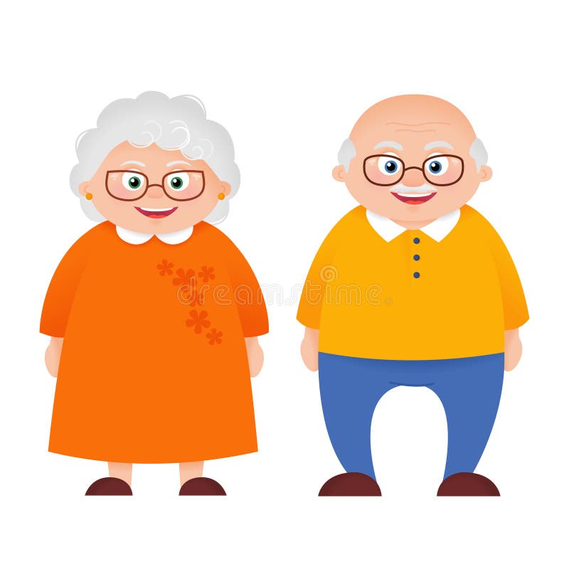 Elderly Couple Grandmother and Grandfather Stock Vector - Illustration of elder, character: 155431802 Elderly Couple Grandmother and Grandfather Stock Vector - Illustration of elder, character: 155431802