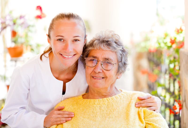 Elderly home care stock images Elderly home care stock images
