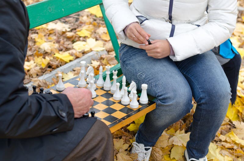 Senior Man Contemplating On His Next Move In Chess Game Stock Photo,  Picture and Royalty Free Image. Image 39013564.