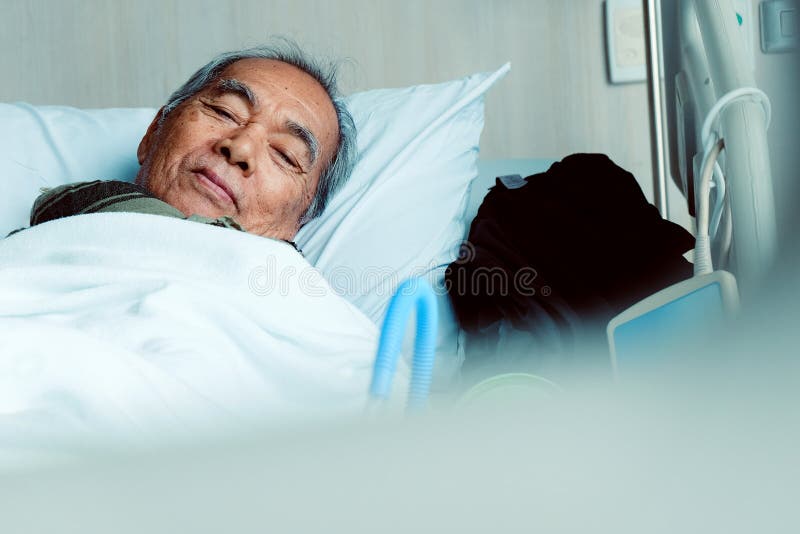 196 Elderly Man Sleeping Hospital Bed Stock Photos Free & RoyaltyFree Stock Photos from