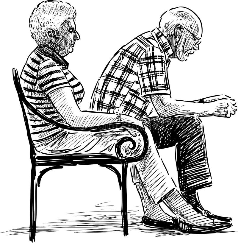 Elderly Couple Drawing Stock Illustrations – 1,894 Elderly Couple Drawing Stock Illustrations, Vectors & Clipart - Dreamstime