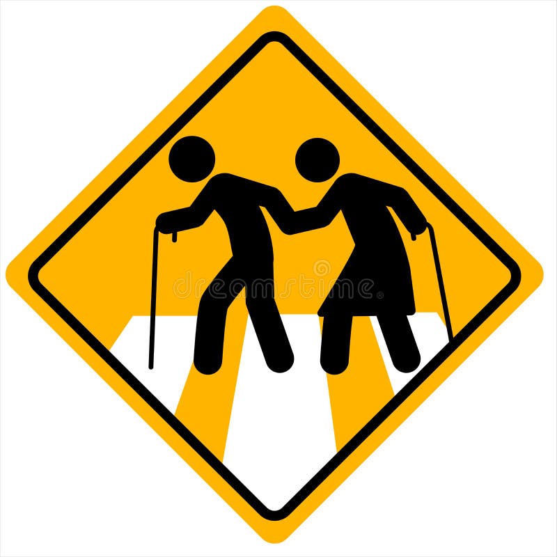 Cute little boy help elderly grandfather crossing street at the pedestrian  traffic 13432910 Vector Art at Vecteezy