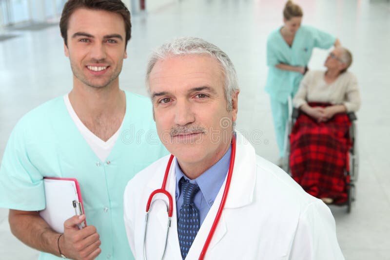 Elderly Woman In Wheelchair Stock Image - Image of happiness, patient