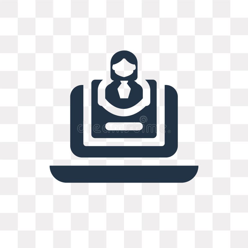 Elearning vector icon isolated on transparent background, Elearning transparency concept can be used web and mobile vector illustration