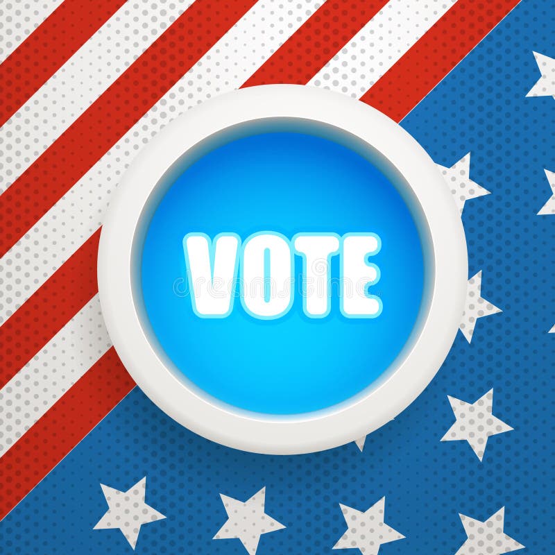 The Election Day royalty free illustration