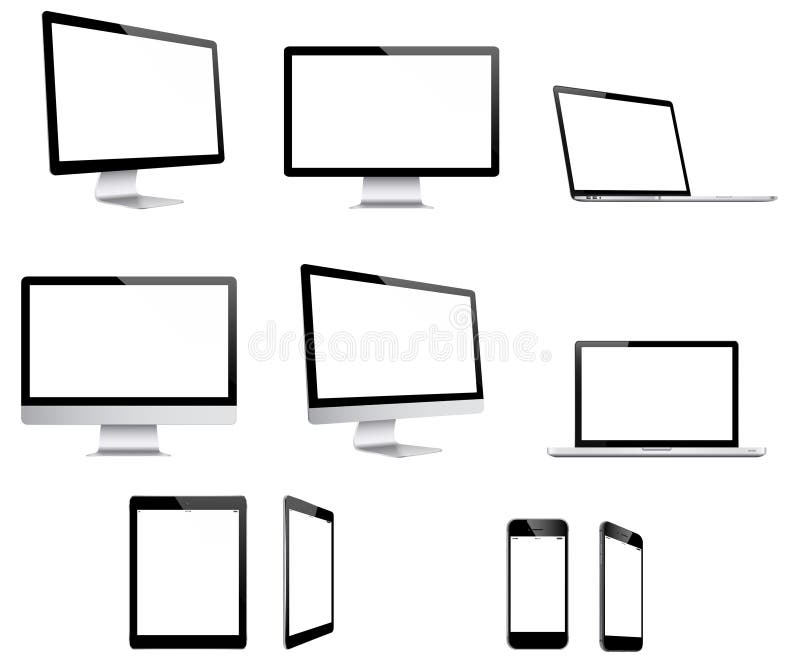Electronic devices stock illustration Electronic devices stock illustration