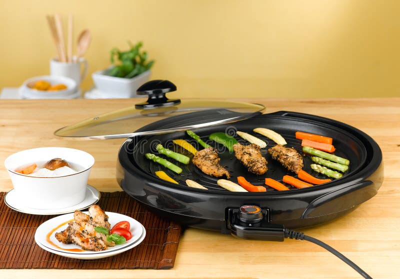 Electric barbecue stove